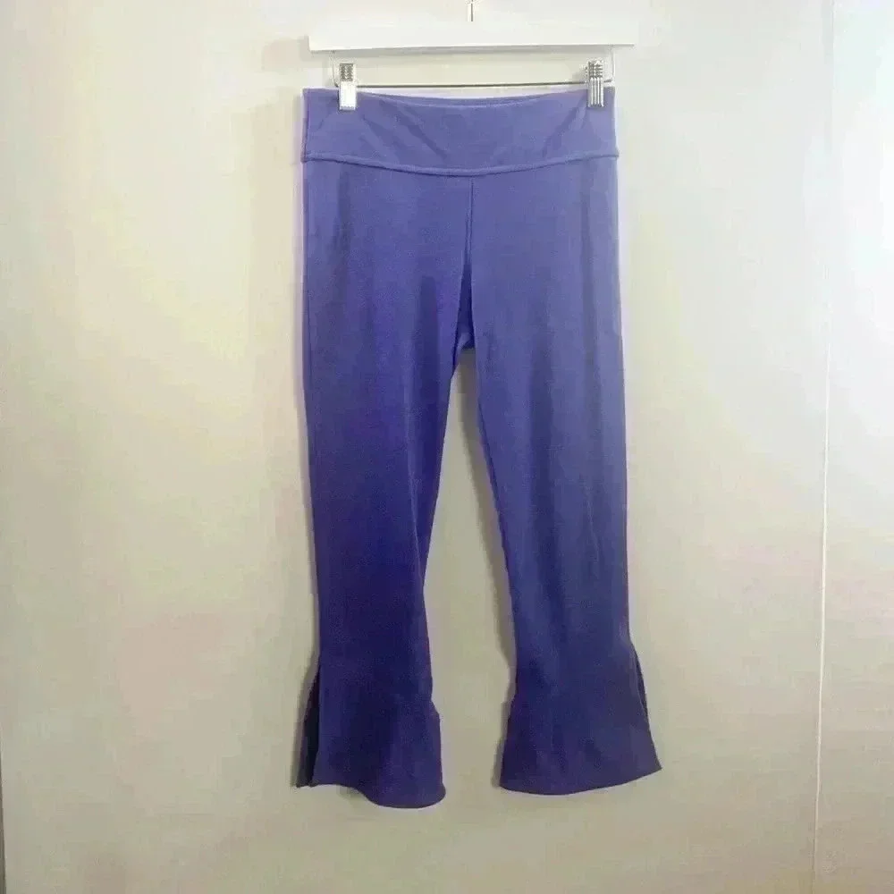 Free‎ people purple flared cropped leggings